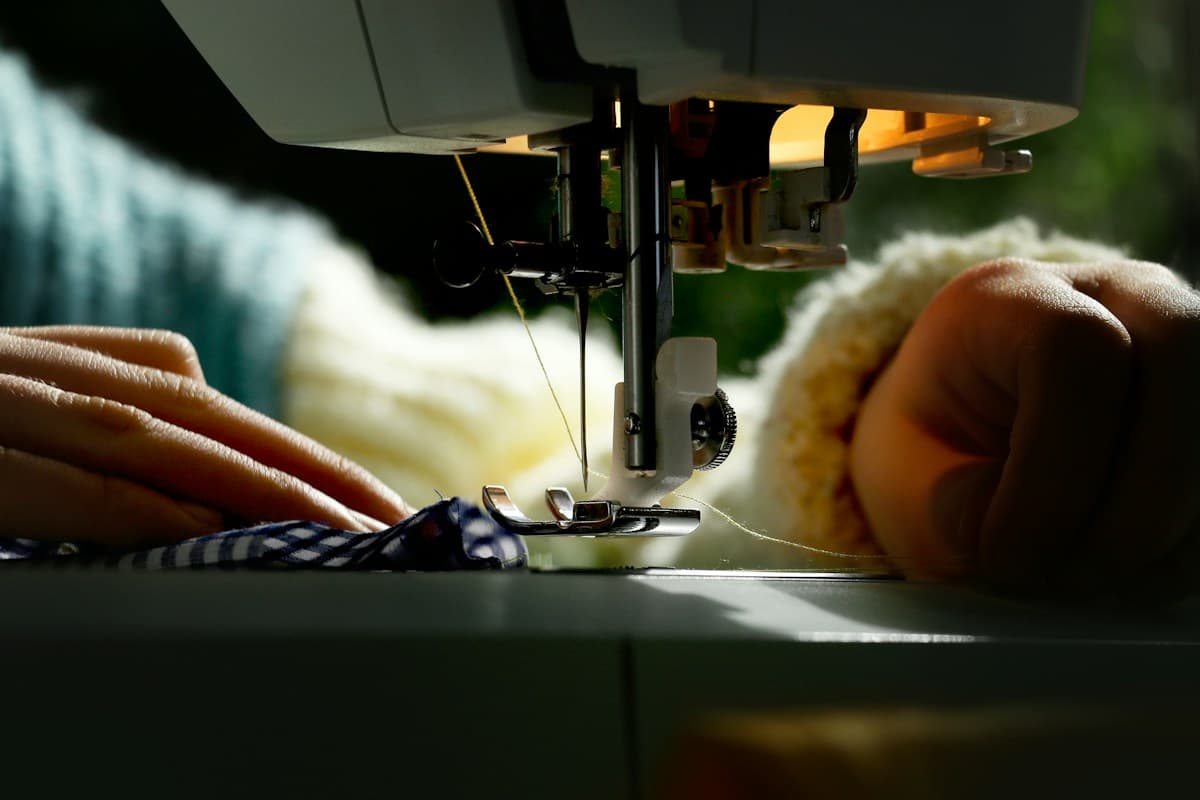 Sewing materials and tools, shown as inspiration